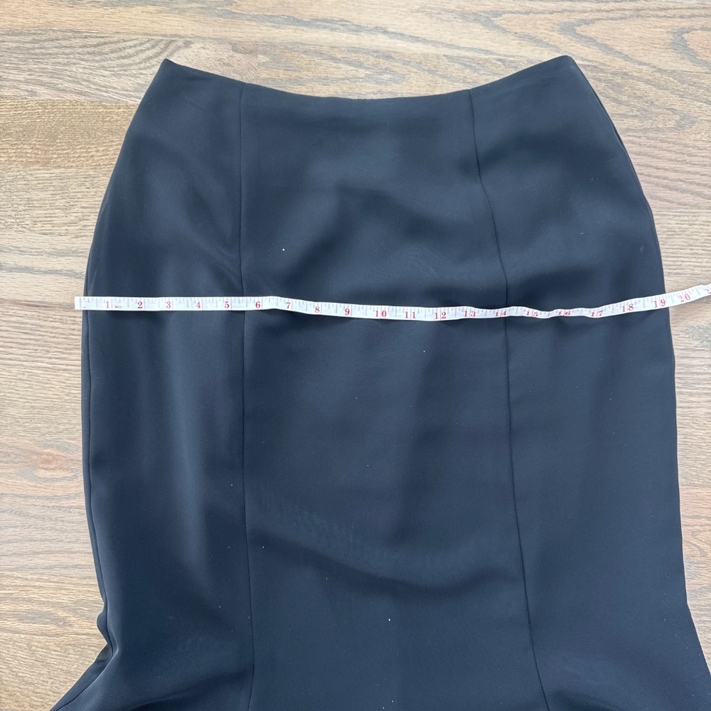 Adriana Papel chiffon trumpet maxi skirt - Picture 3 of 4